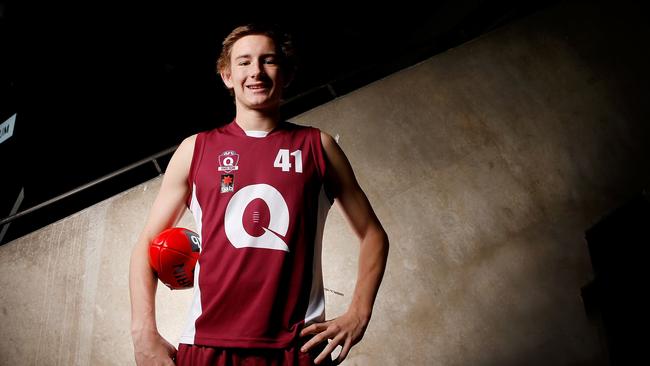 Harris Andrews wearing his Queensland kit in 2014. Picture: Justine Walker/AFL Media