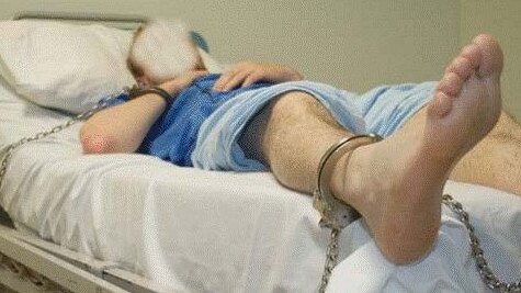 A man was shackled and sedated after attacking Port Lincoln Hospital staff, a patient has told. Picture: File