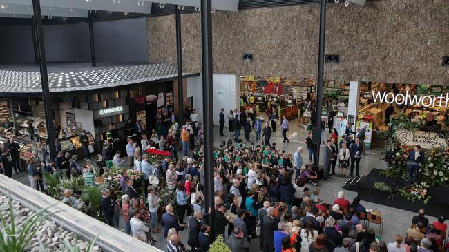 Burwood Brickworks on the official opening day.