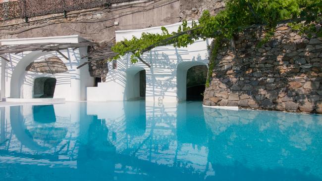 The outside pool is spectacular too. Picture: Silvia Marchetti