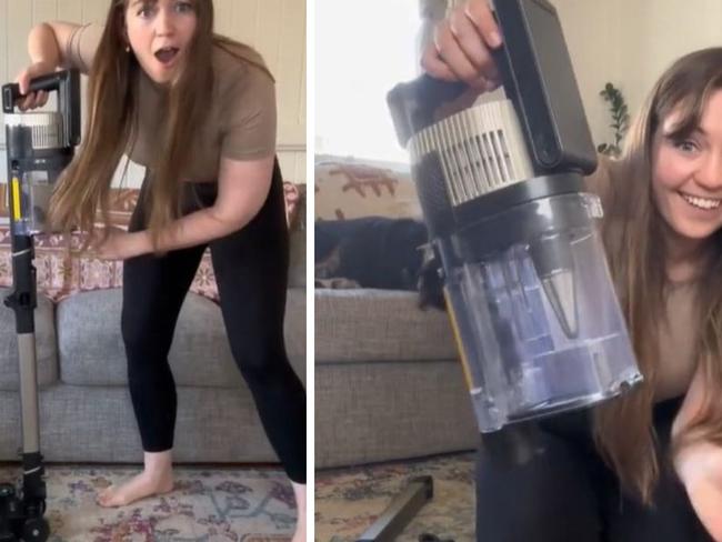 Save over $400 on the amazing Shark Stratos Corless Pet Pro Vacuum PLUS this Boxing Day. Picture: TikTok/@sharkhomeau