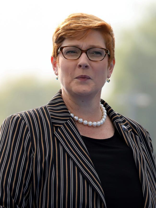 Australia’s Defence Minister Marise Payne. Picture: AFP