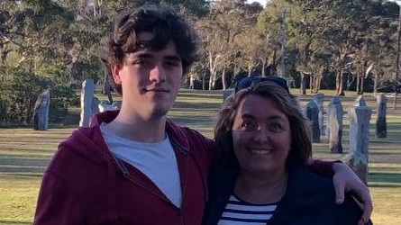 Ben Reilly with his mum Jess Reilly. Picture: supplied