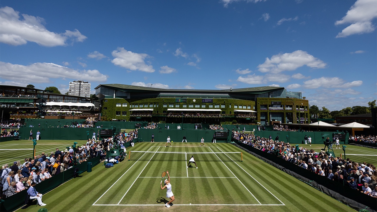 <h2>NET GAINS: TENNIS</h2><p><strong>Where:</strong> London, England</p><p><strong>When:</strong> June 30-July 13</p><p><strong>What:</strong> Of tennis&rsquo; four Grand Slam tournaments, it&rsquo;s Wimbledon that has stubbornly upheld tradition more than others, requiring even bad boys like John McEnroe and Nick Kyrgios to step into line. Held on the grass courts of the All England Lawn Tennis and Croquet Club, Federer, Borg and Navratilova are just some of the players who have etched their name on to the trophy.</p><p><strong>Who:</strong> Dress up, sip Champagne, order strawberries and cream and witness the men&rsquo;s final on a <a href="https://www.kpt.com.au/event-packages-tours/tennis-events/the-championships-wimbledon/" target="_blank" rel="noopener">three-night, five-star tour</a> ($21,245) with private transfers to the All England Club.&nbsp;</p><p><strong>Add:</strong> Get up close to the famous trophies as well as clothing and equipment donated by the sport&rsquo;s top stars at the <a href="https://www.wimbledon.com/en_GB/museum_and_tours/index.html" target="_blank" rel="noopener">Wimbledon Lawn Tennis Museum</a>.&nbsp;</p>