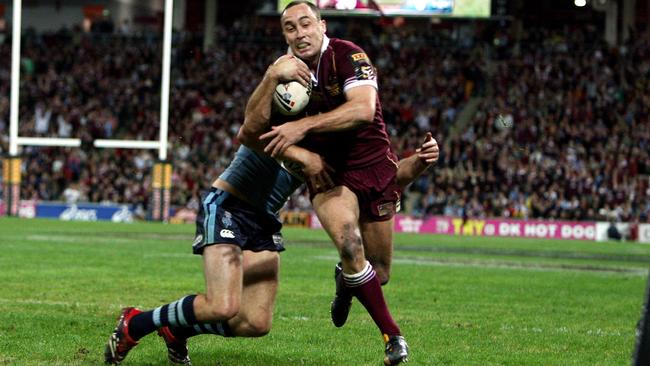 Maroons winger Adam Mogg silenced his critics in 2006. Picture: Adam Head