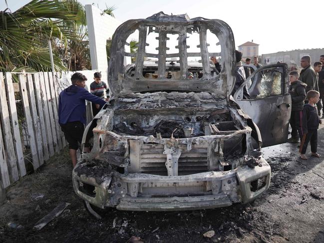 The international food aid charity said on April 2 it was pausing its Gaza aid operations after seven of its staff were killed in a "targeted Israeli strike" as they unloaded desperately needed food aid delivered by sea from Cyprus. Picture: AFP