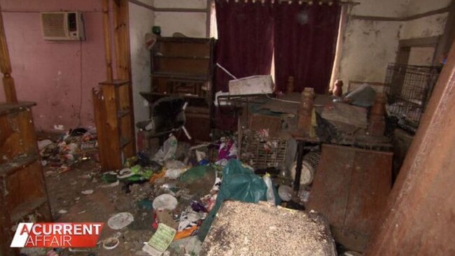 Food was left to rot in the home according to the owner. Photo: A Current Affair