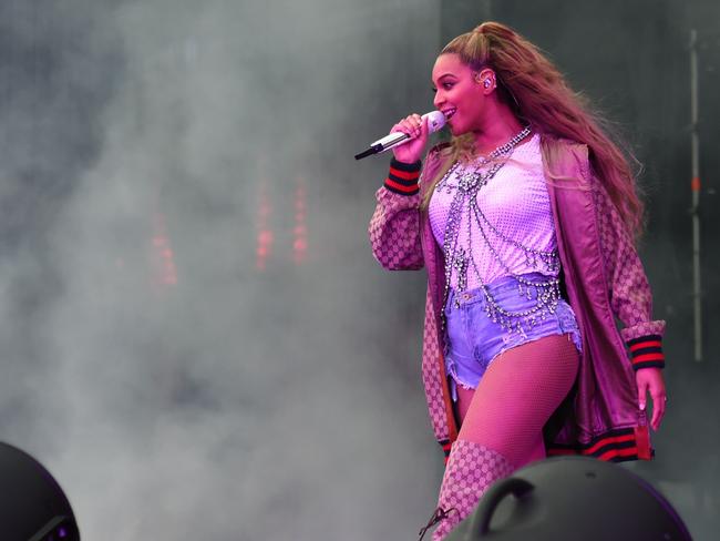 Beyonce performs during the "On the Run II" Tour with Jay-Z on June 9, 2018 in Glasgow. Her ex-drummer has accused her of witchcraft. Picture: Kevin Mazur/Getty Images For Parkwood Entertainment