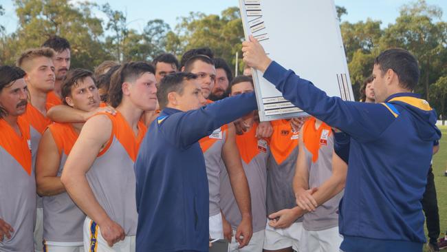 EFNL 2024: Lilydale coach Luke McCormick on Saturday. Picture: Lilydale FC