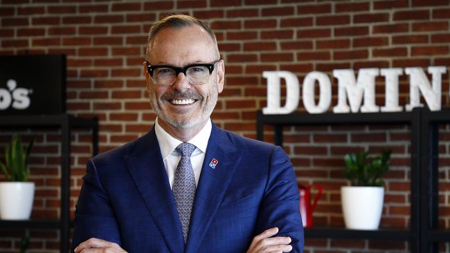 Dominos Pizza CEO Don Meij has conceded the delivery fee was a misstep. Picture: NCA NewsWire/Tertius Pickard