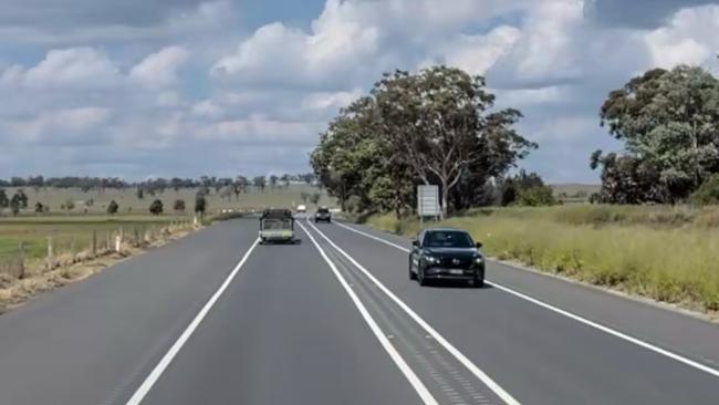 Katie Holmes was arrested on the New England Highway at Whittingham on August 31. Picture: Google Maps.