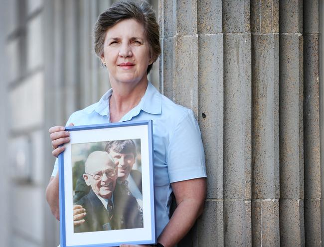 Jackie Devine lost her husband in the Vietnam war when she was 44. Her mother in law lost her own husband when she was 42 in WWII and Jackie's grandmother was also a war widow from WWI. Pics Tara Croser.