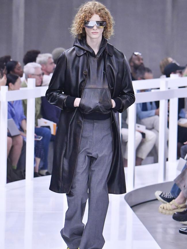 Kane Parker hits the runway during the Prada Ready to Wear Spring/Summer 2025 fashion show as part of the Milan Men Fashion Week. Picture: Victor Virgile/Gamma-Rapho via Getty Images