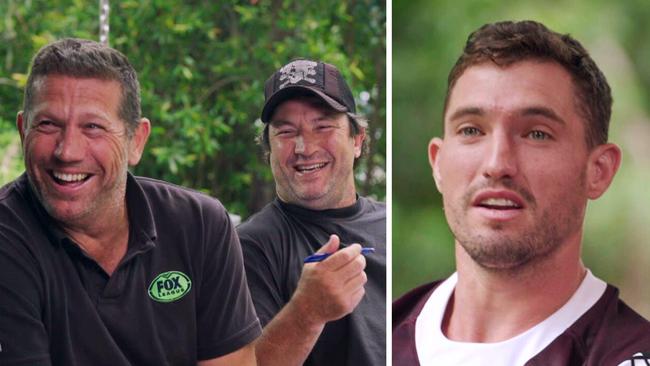 Fletch and Hindy took aim at Corey Oates in a hilarious battle.