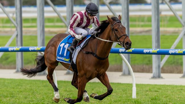 Second To Nun wins the Listed Leon Macdonald Stakes on Saturday at Morphettville. Picture: Makoto Kaneko