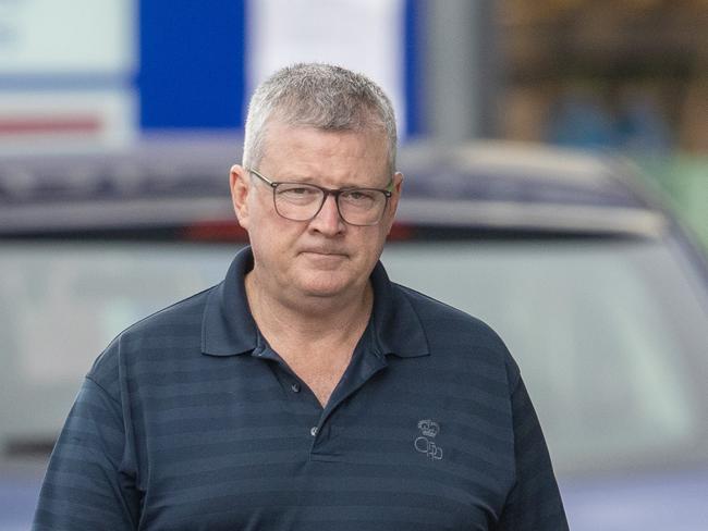 03-04-2023 -  Beleaguered NT police commissioner Jamie Chalker, whom the NT government have asked to resign, on Monday. Picture: Liam Mendes / The Australian