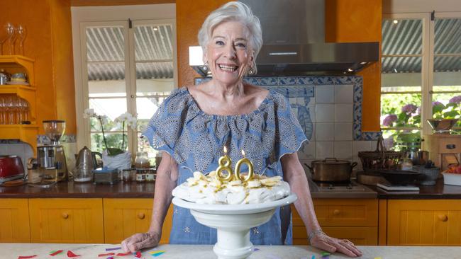 Maggie Beer in her Kitchen at Vine Vale, in The Barossa Valley SA. Picture: Ben Clark