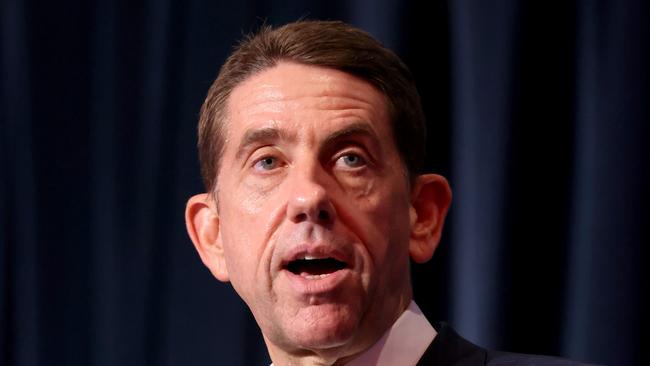 Cameron Dick MP, Treasurer and Trade and Investment Minister, speaking at the ALP Post Budget Lunch, at the Convention Centre, Sth Brisbane, on Wednesday 22nd June 2022 – Photo Steve Pohlner