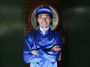 Kirk Manoukian - wearing Clarence River Jockey Club colours at races Photo Adam Hourigan / The Daily Examiner. Picture: Adam Hourigan