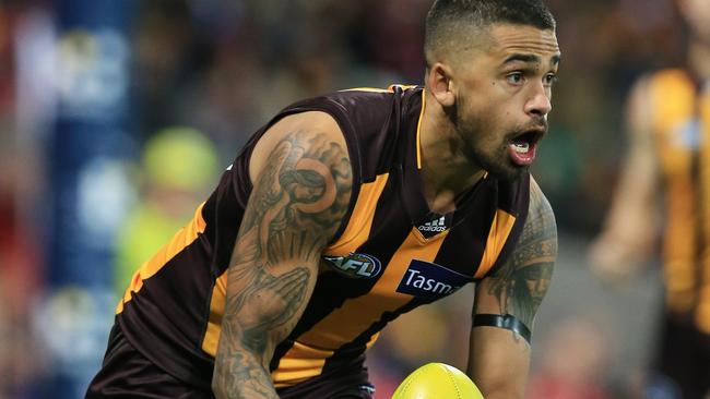 Bradley Hill appears set to leave Hawthorn for Fremantle. Picture: Mark Evans