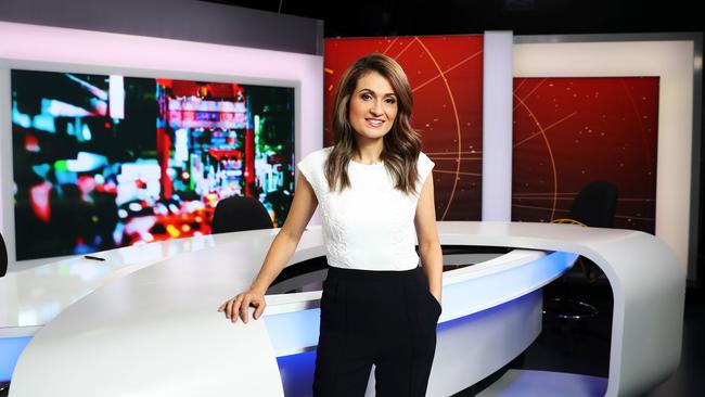 16/3/18 ABC presenter Patricia Karvelas at ABC studios in Southbank. Aaron Francis/The Australian