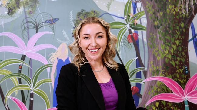 The Far North Queensland Hospital Foundation has raised $200,000 to develop a private room in the Cairns Hospital maternity ward for women and families that experience pregnancy and childbirth loss, along with a large mural painted at the entrance to the unit, thanks to the generosity of a large number of donors. Picture: Brendan Radke