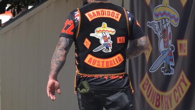 Bandidos OMG members from around Australia photographed at a gathering in Ballarat in September 2023. Picture: NCA NewsWire