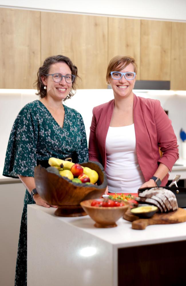 Dr Fiona Willer and Professor Lauren Ball. Photo: Steve Pohlner