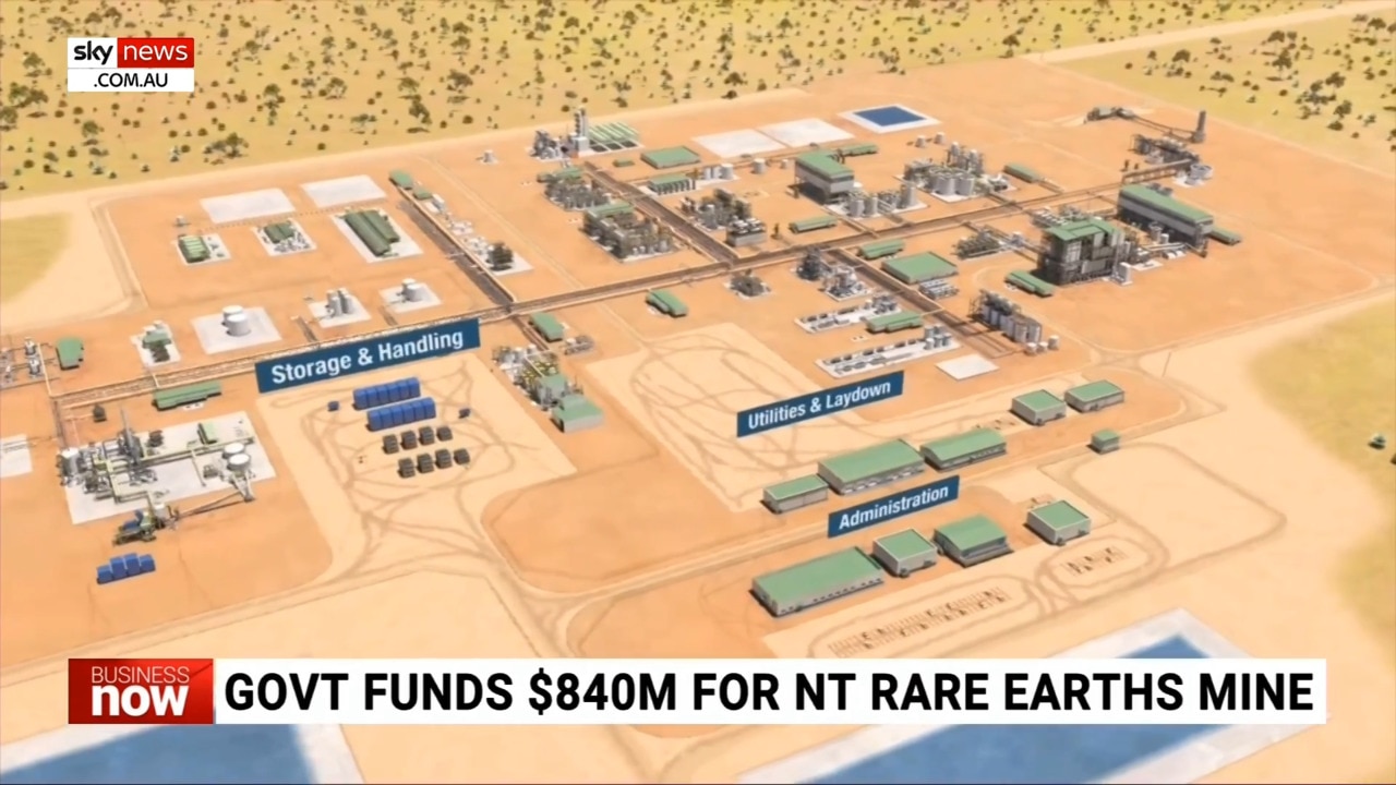 Government invests $840 million into rare earth mine project in Central Aust