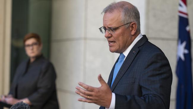 Morrison claims to have applied a “gender equality lens” to the conundrum facing his government. Picture: Martin Ollman