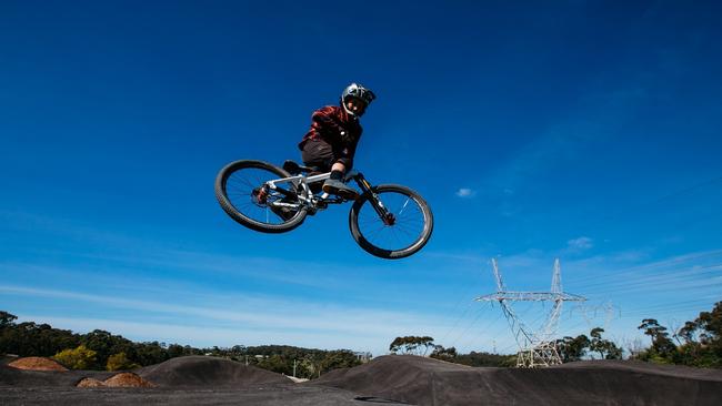 The Bare Creek Bike Park, Belrose, has proved popular with riders. Picture: Supplied.