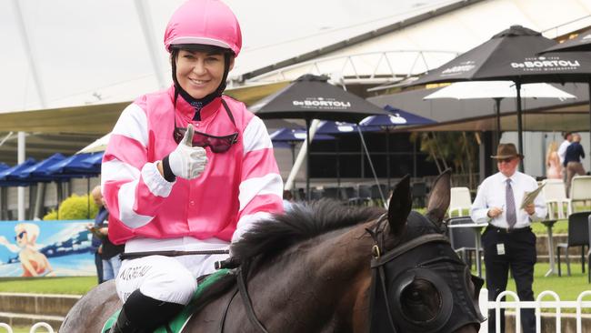 Kathy O'Hara rides Grand Palazzo for trainers Robert and Luke Price. Picture: Getty Images