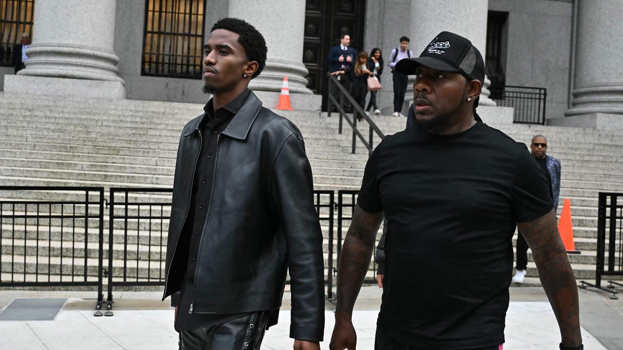 Christian Combs, son of rapper and music producer Sean "Diddy" Combs was at his father's bail hearing in New York last week. Photo: ANGELA WEISS / AFP.