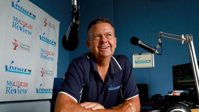 Vintage FM, Radio station owner Wayne Willmington. Picture: AAP IMAGE/ Angelo Velardo