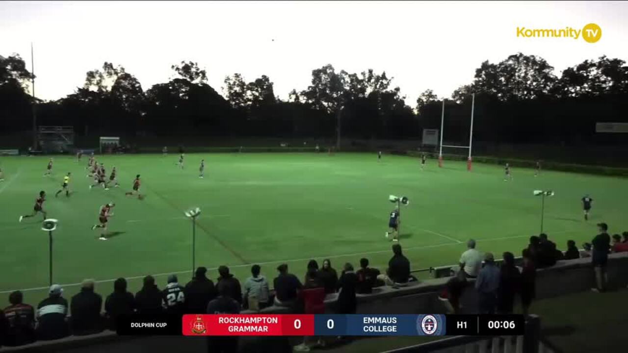 Replay: Rockhampton Grammar v Emmaus College (2025 Dolphins Cup) – 2025 QLD NRL Schoolgirls and Schoolboys Cup Round 2