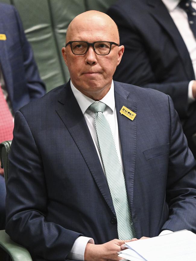 Is Peter Dutton avoiding the Canberra press gallery? Picture: NCA NewsWire / Martin Ollman