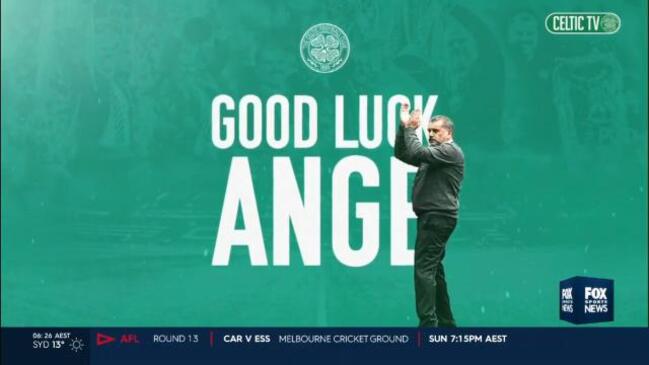 Celtic pay touching tribute to Ange Postecoglou