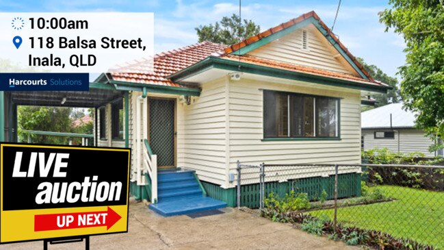 Replay: Brisbane house auctions - 118 Balsa St, Inala