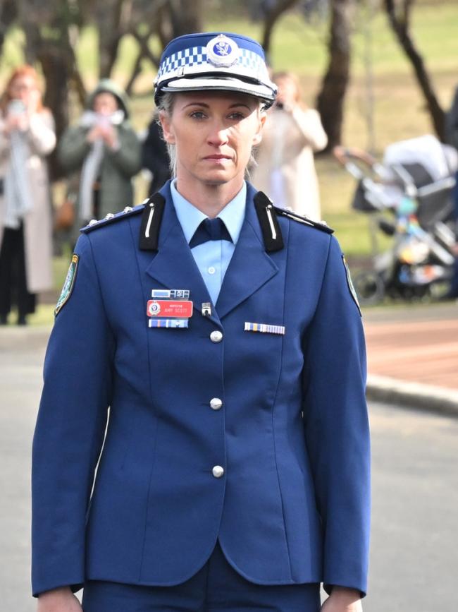 NSW Police Inspector Amy Scott will meet King Charles on Tuesday. Picture: POOL/ NewsWire/Mick Tsikas