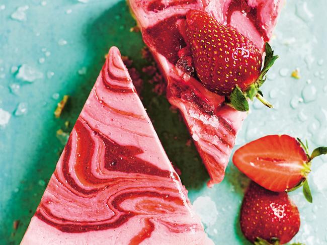 Donna Hay’s strawberry apple ripple cake