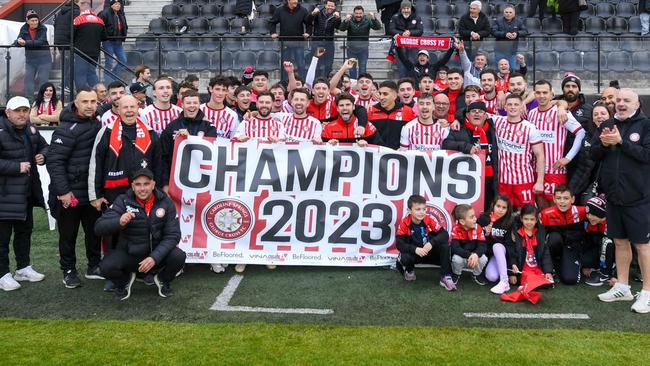 Caroline Springs George Cross is NPL3 Victoria premier. Picture: Mark Avellino