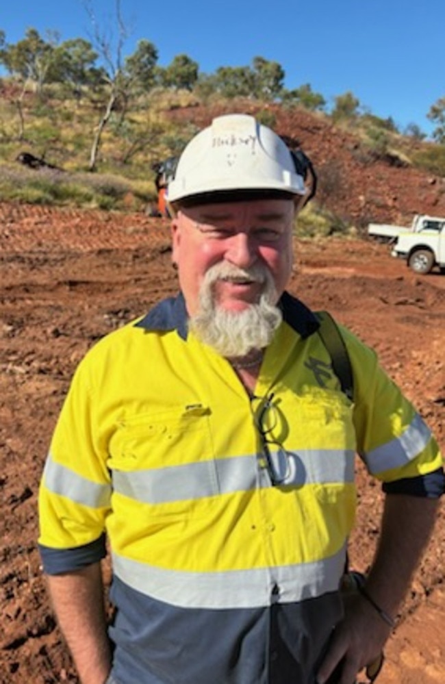 Tennant Mining Michael Hicks senior geologist. Picture: Camden Smith