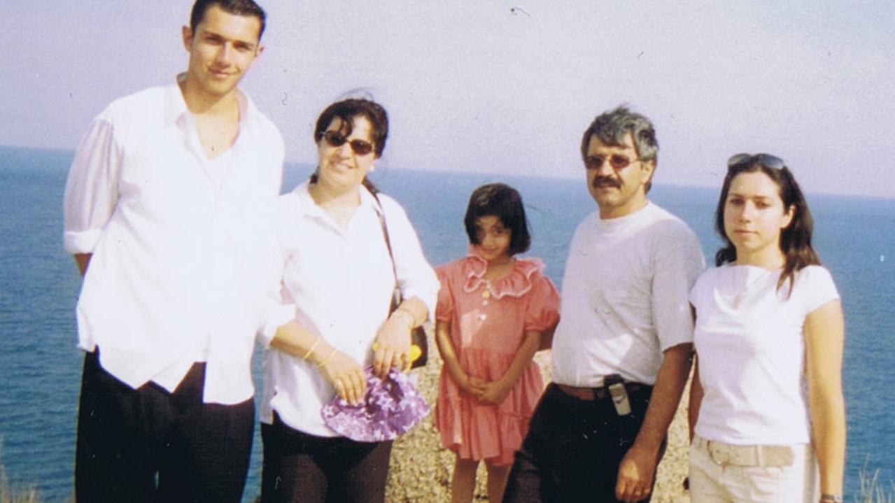 The Abrahimzadeh family together. Picture: Supplied by family