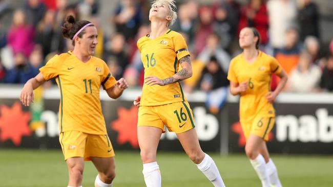 Heyman thought she would never get the chance to wear the green and gold again, after five years on the sidelines. Picture: Getty Images