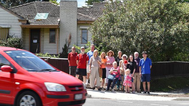 A new 120-person childcare centre is being promised for the corner of Dorset Rd and Lindisfarne Ave in Croydon. Neighbours in the street are angry and fear it will clog their street and be a safety risk. Picture: Josie Hayden