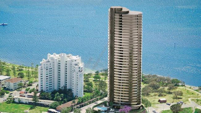 Artist impression of Sunland's One Marine Parade development earmarked for the Labrador KFC site.