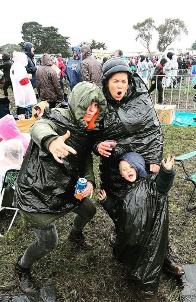 Revellers still enjoyed the festival in spite of the rain and mud. Original picture: staceandthegang