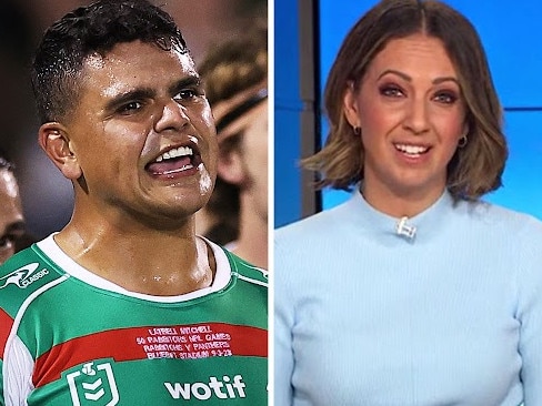 Latrell Mitchell and Brooke Boney