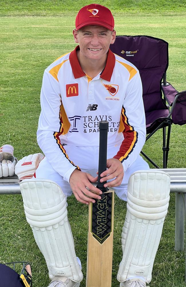 Maroochydore cricketer Daniel Desmet.