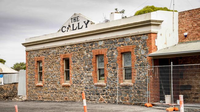 The historic Callington Hotel - one of the state’s oldest - has been closed since 2016 and is undergoing renovations. Picture: Mike Burton